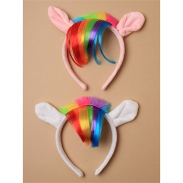 Pony regnbue hårbøjle og hale